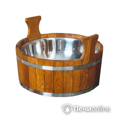 Шайка Woodson 15 л дуб с нержавеющей вставкой в Астрахани